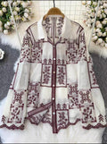 Korean Embroidery Shirt for Women | Western Wear