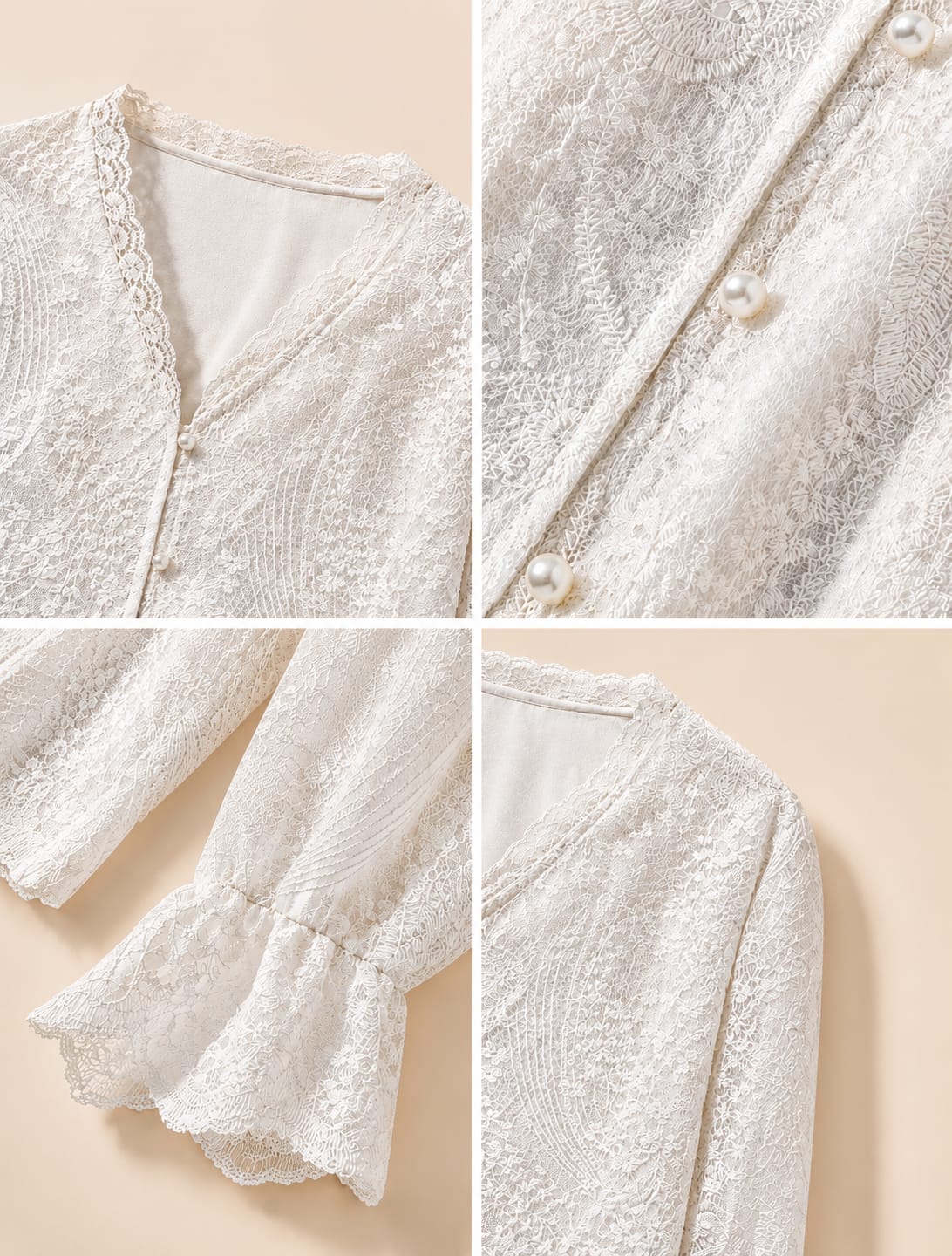 Floral Lace Top Korean Style | Premium Top